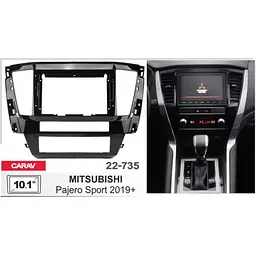 Перехідна рамка Mitsubishi Pajero Sport Carav 22-735 - мініатюра 4