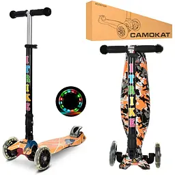 Самокат дитячий iTrike Maxi JR3-003-1-WP20 складний - мініатюра 2