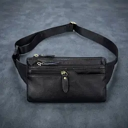Сумка на пояс 14735 Vintage чорна