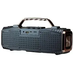 Колонка портативна Gibox G600 15Вт USB AUX FM Bluetooth чорна (G600) - мініатюра 3