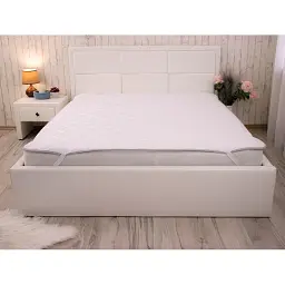 Наматрацник Руно силіконовий на гумці Grey/White 140х190 см двосторонній сірий з білим - мініатюра 4