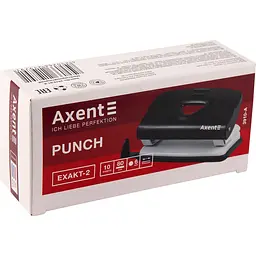 Діркопробивач для паперу Axent Exakt-2 металевий 10 аркушів синій (3910-02-A) - мініатюра 5