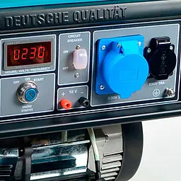 Генератор Синхронний KonnerSohnen KS 7000E, 230В, 5.5кВт, електростартер, 76.2кг / 5000 Вт / Бензин (KS7000E) - мініатюра 6