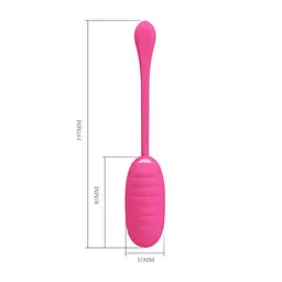 Віброяйце Pretty Love Kirk Remote 19.7 см рожевий - мініатюра 6
