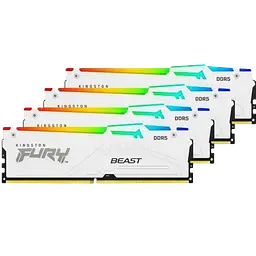Оперативна пам'ять Kingston Fury 128GB (4x32GB) DDR5 5600MHz Beast RGB (KF556C40BWAK4-128)