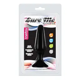Анальна пробка LoveToy Lure Me Large 12.5 см (чорний) - мініатюра 8