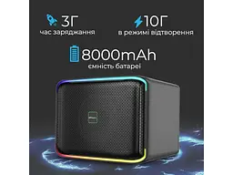 Портативна колонка HiFuture Event Horizon 100W Black (event horizon.black) - мініатюра 3