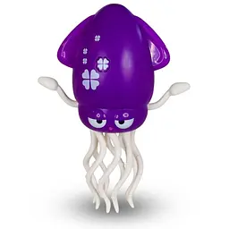 Інтерактивна іграшка Tiki Wiki Кальмаріні денсеріні (світло, українське, пурпуровий) (158-21-UA-P)