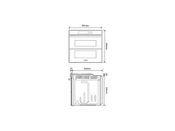 Духовка електрична DUAL COOK Samsung NV7B6785KAK - мініатюра 2