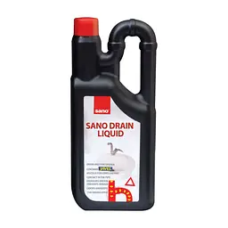 Засіб для прочищення труб Sano Drain Liquid 1 л (7290012117916)