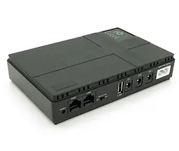 UPS ДБЖ ДБЖ для роутера/термінала EPON GPON/POE Voltronic DC1018P 5V/9V/12V Black - мініатюра 1