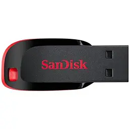 Флеш-накопичувач Sandisk USB 2.0 Cruzer Blade 16Gb Black/Red (SDCZ50-016G-B35)