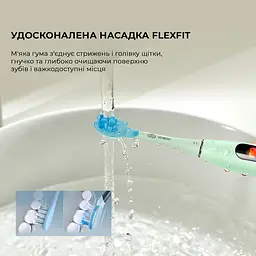 Електрична зубна щітка Oclean X Ultra Set OLED Green - мініатюра 5