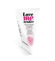 Масажна олія Love To Love Love Me Tender Cotton Candy, що розігріває, 10 мл (солодка вата)