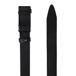 Автоматичний чоловічий пасок з пряжкою115-125×3.5 / ремінь на штани Borsa Leather, чорний 115-125 см - мініатюра 2