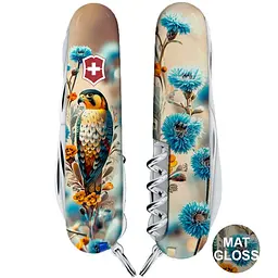 Ніж Victorinox Huntsman Ukraine 91мм,15функ ,Шляхетний Сокіл - мініатюра 4