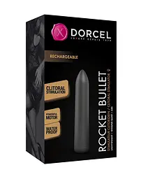 Міні вібратор Dorcel Rocket Bullet 8.7 см чорний - мініатюра 2
