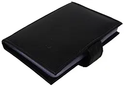 Картхолдер Dugros RFID захист натуральна шкіра кнопка Чорний - мініатюра 4