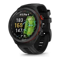 Смарт-годинник Garmin Approach S70 47mm B. Ceramic Bezel w. Black S. Band (010-02746-02/12)