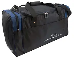 Дорожня сумка Wallaby 437-8 62л Чорна із синім - мініатюра 3