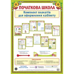 Початкова школа. Комплект плакатів для оформлення кабінету - Мирослава Стрихар