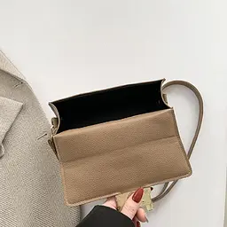 Міні кроссбоді з еко-шкіри Lilly P2-6934B біж - мініатюра 9