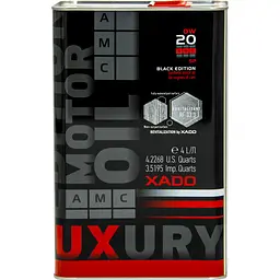 Моторна олива XADO 0W-20 SP AMC Black Edition синтетична 4 л - мініатюра 3
