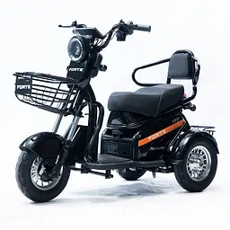 Трицикл акумуляторний Forte S1-P600 Чорний