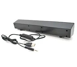 Комп'ютерні колонки Kisonli i-530 2.0 Black - мініатюра 3