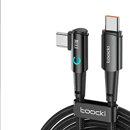 Кабель Toocki USB Type-C to Type-C 100W швидка зарядка 2 м 20V 5A