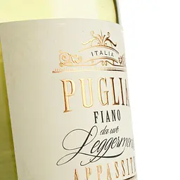 Вино Duca Di Saragnano Da Uve Leggermente Appassite Fiano Puglia IGT біле напівсухе 0.75 л - мініатюра 3