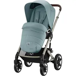 Коляска Talos S Lux TPE Sky Blue з бампером блакитна (522002597) - мініатюра 2