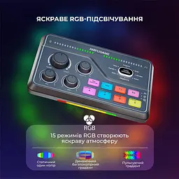 Аудіомікшер Fifine SC8 - мініатюра 13