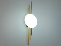 Бра настінне LED Diasha 9133/520GD Акцентне, 18W, 4100K, золоте, для вітальні - мініатюра 3