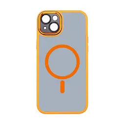 Чехол для Apple iPhone 15 Plus, Unit MagSafe SE, оранжевый, с защитой камеры, магсейф, противоударный, магнитный, панель-накладка с MagSafe, с поддержкой беспроводной зарядки, TPU+PC, защита всего корпуса, ударопрочный, ArmorStandart (ARM75373)
