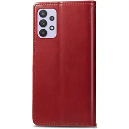 Шкіряний чохол-книжка GETMAN Gallant (PU) для Samsung Galaxy A13 4G Червоний - мініатюра 3