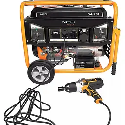 Генератор Синхронний Neo Tools / 2800 Вт / Бензин (04-731) - мініатюра 5