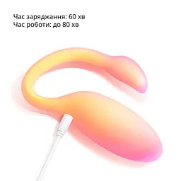 Смарт-віброяйце Magic Motion Flamingo Max Orange 2 в 1: віброяйце та тренажер Кегеля, 10 режимів - мініатюра 8