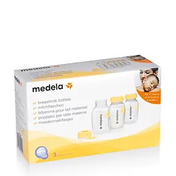 Пляшечки для збору і зберігання грудного молока Medela, 150 мл, 3 шт. (800.0796) - мініатюра 3