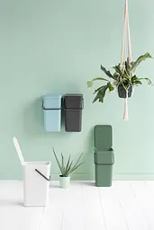 Відро для сміття Brabantia Sort&Go, 16 л, м'ятний (109843) - мініатюра 5