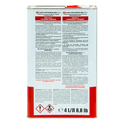 Антифриз XADO Antifreeze Red 12++ концентрат 4 л - мініатюра 3