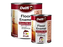 Емаль алкідна ПФ-266 DELFI жовто-коричнева 900г
