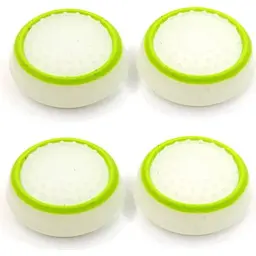 Накладки на стіки Thumb Grips 4-pack для PS4/PS5/Xbox White Green [122996] - мініатюра 6