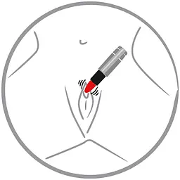 Вібратор You2Toys для клітора Kiss Me Lipstick Vibe 8.7 см сріблястий - мініатюра 4