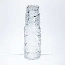 Графин для напоїв Yiwu Pearl Dots 700 мл зі склянкою із товстого скла глечик стильний посуд для сервірування HP-17-13