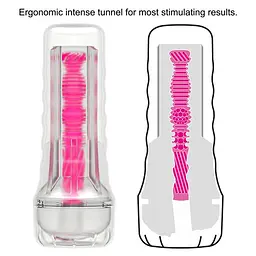 Мастурбатор Lumino Play Masturbator Pink Glow 8.5" - мініатюра 2