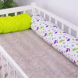 Валики-бортики MirSon Kids Time 18-0001 Hello Dino білі 2 шт. - мініатюра 2