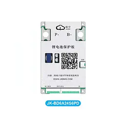 Смарт плата з активним балансиром BMS JiKong JK-BD6A24S6PD 8S-24S / 24V-72V / 60A Інтелектуальний контролер керування акумулятором LiFePO4, Li-ion, LTO (19798)