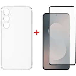 Чохол до мобільного телефона Dengos Samsung Galaxy S25 FE TPU+glass Transparent (DG-KM-172)