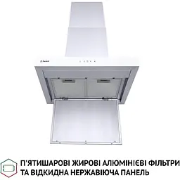 Витяжка Т-подібна Perfelli TS 6635 I/WH 1000 LED - мініатюра 5